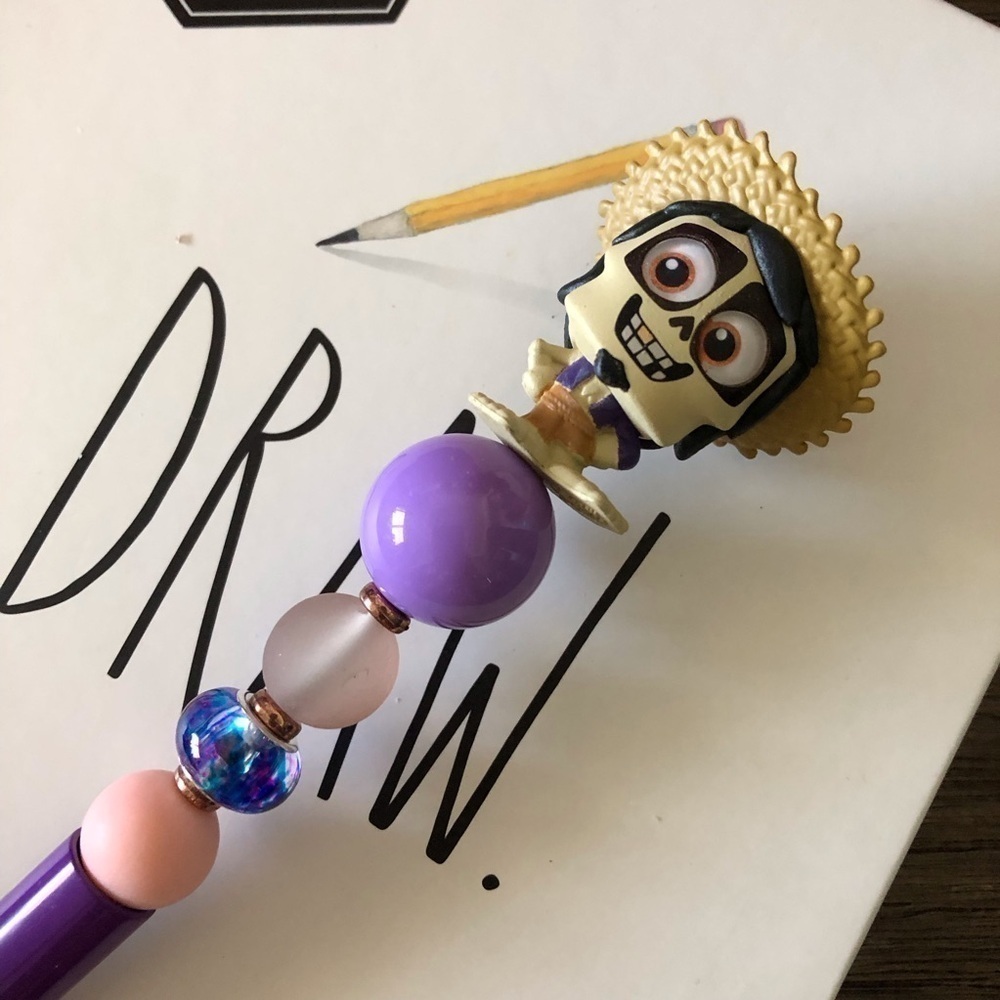 Disney Doorables: Coco: Hector Rivera handmade beaded pen